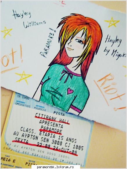 cartoons - Oana - Paramore